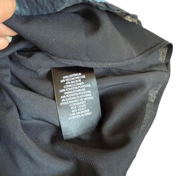 Alice + Olivia paradise leaves silk top - Picture 8 of 8